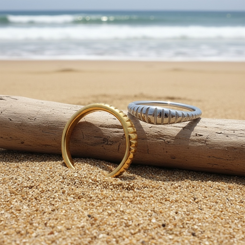 Unisex Vintage Stainless Steel Knot Horn Ring